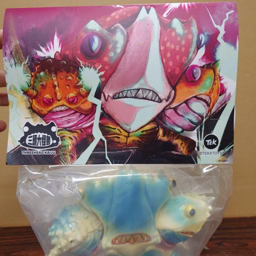 2020AJソフビ祭り限定 三頭獣王 キングパカラ 蓄光アートジャンキー 2020AJソフビ祭り限定 三頭獣王 キングパカラ 蓄光アートジャンキー